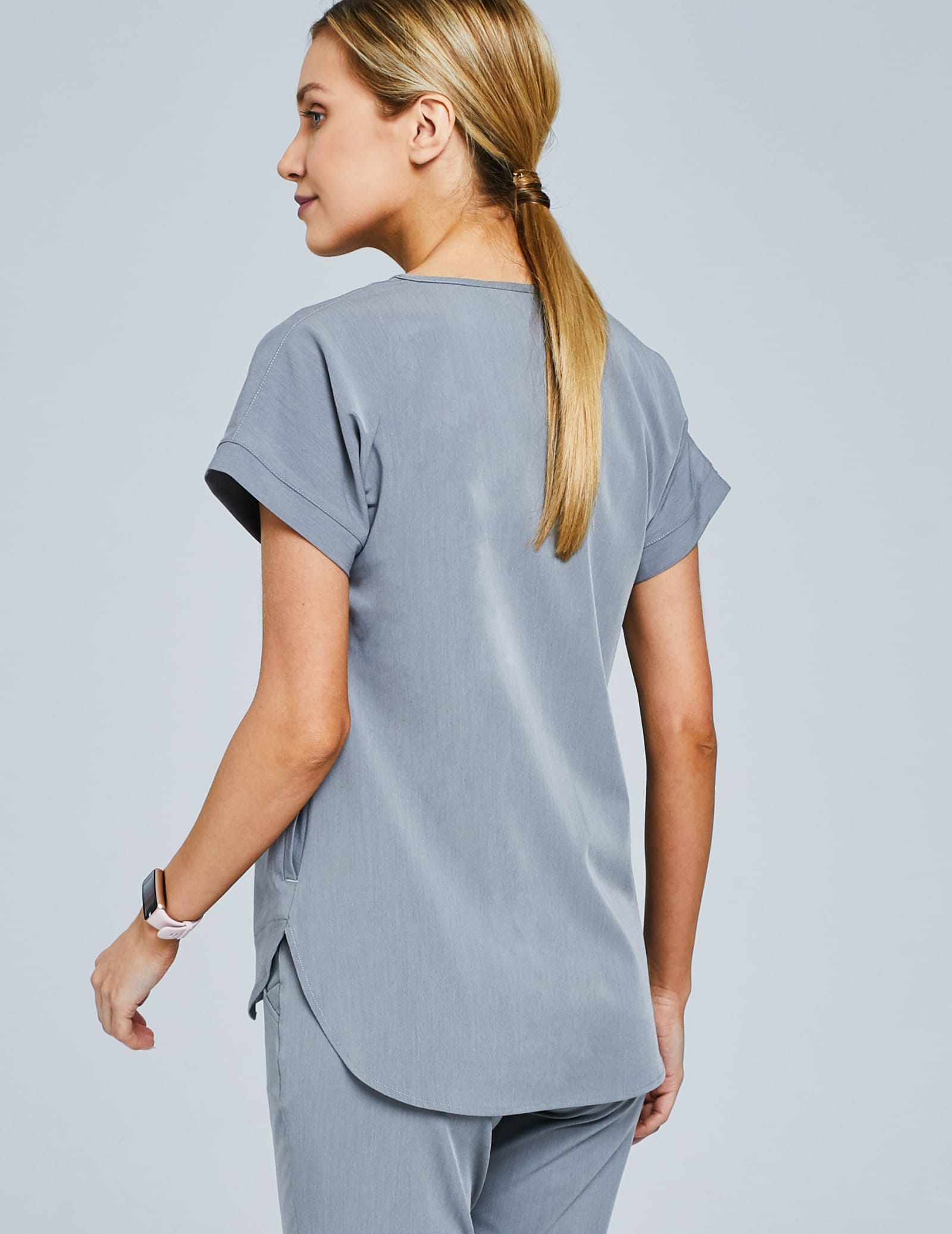 Scrub Top Kendall - SHARK GRAY