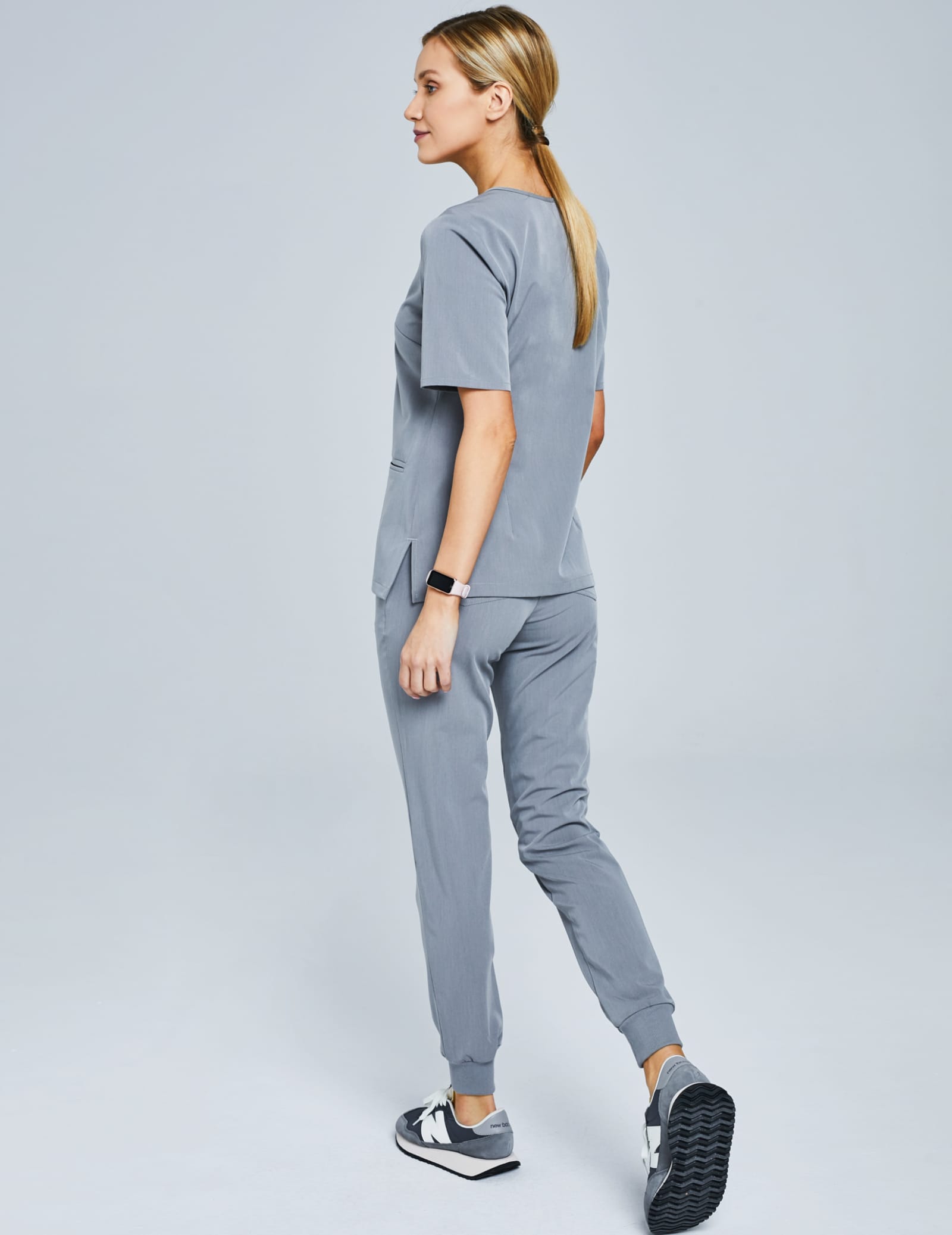 Medical Scrub Top Casy - SHARK GRAY