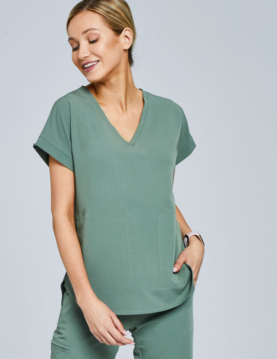 Scrub Top Kendall - KHAKI Scrub Top Kendall - KHAKI