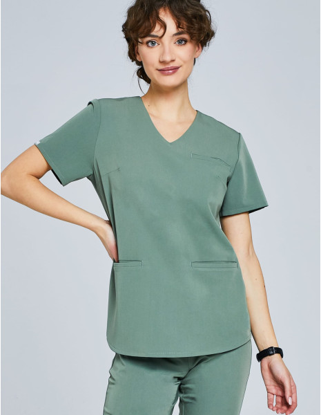 Women's Scrub Top Grace - KHAKI
