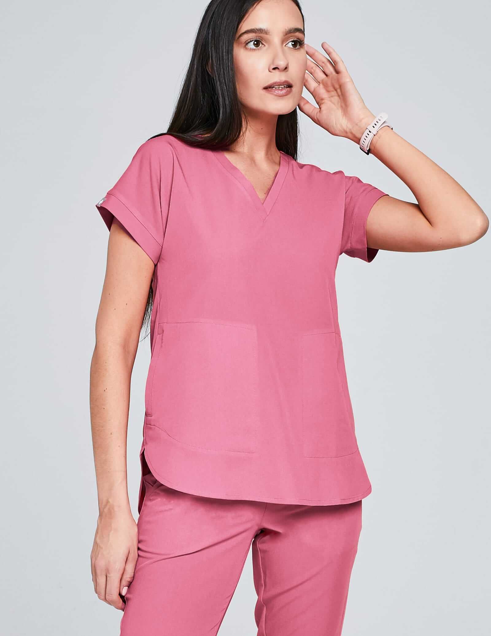 Scrub Top Kendall - RASPBERRY CRUSH