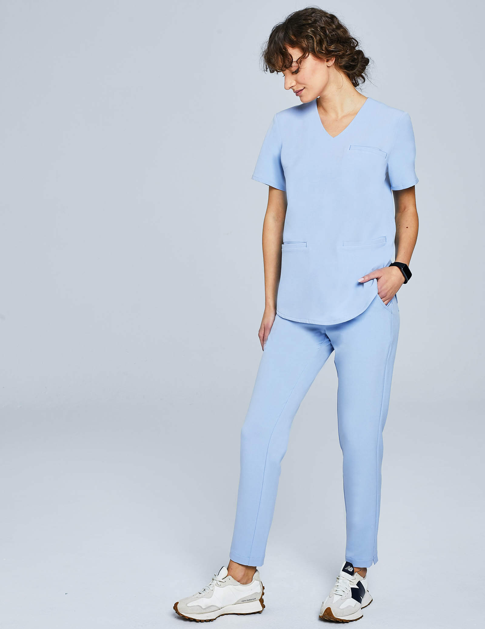 Medical Scrub Top Grace - CEIL BLUE Medical Scrub Top Grace - CEIL BLUE