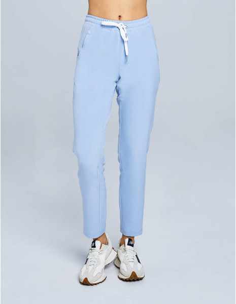 Women's Basic Trousers - CEIL BLUE