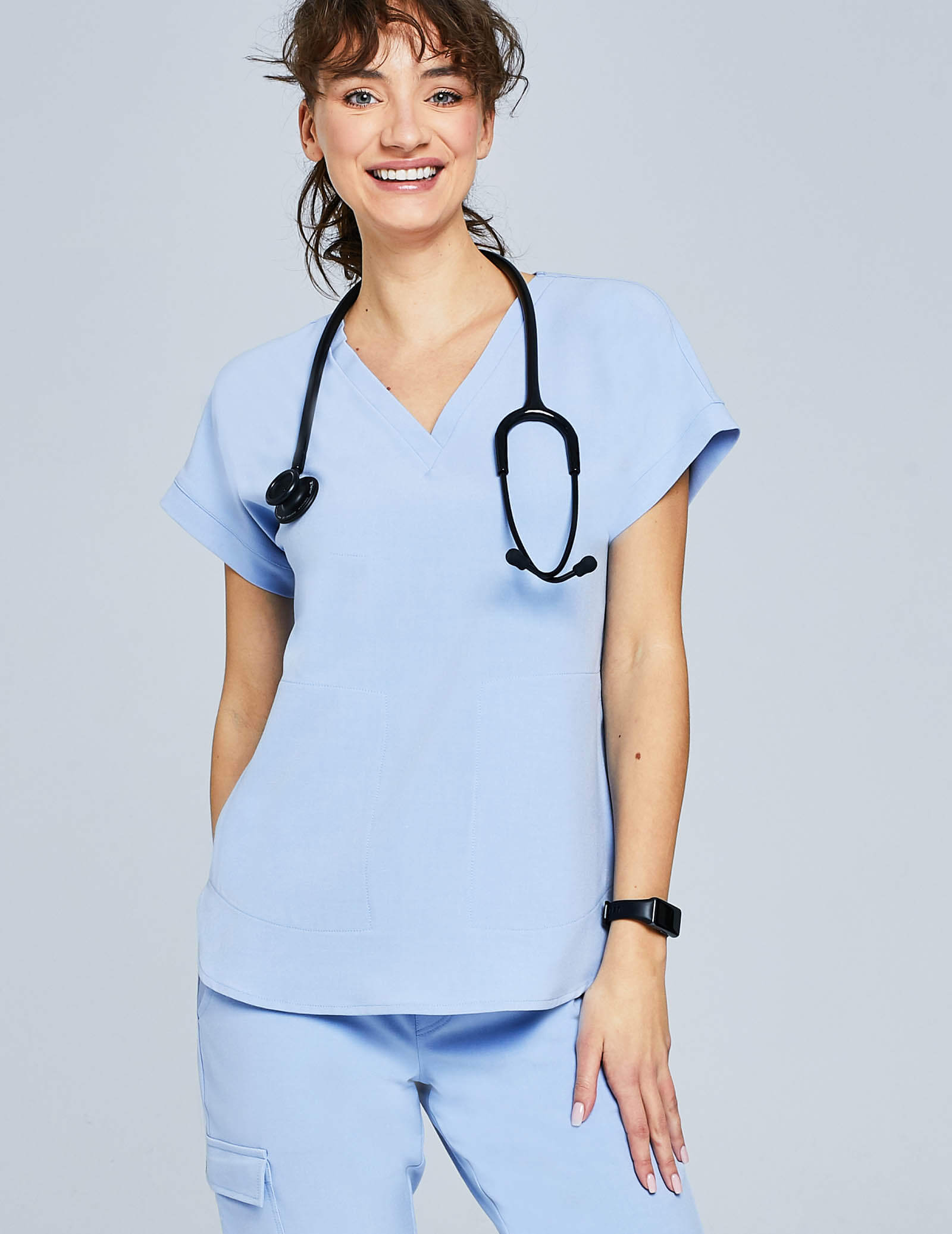 Scrub Top Kendall - CEIL BLUE