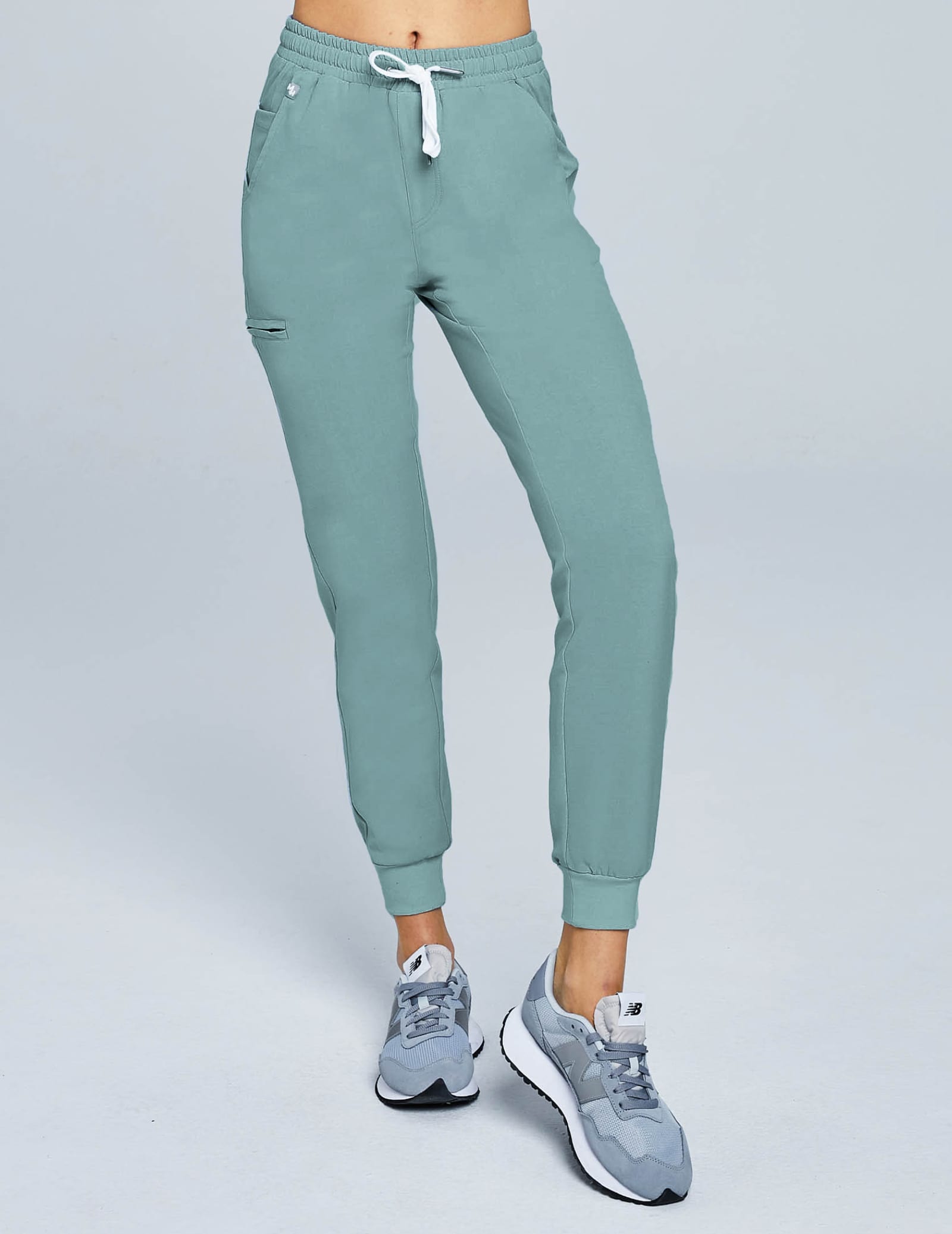 Women's Joggers Pants - DUSTY GREEN