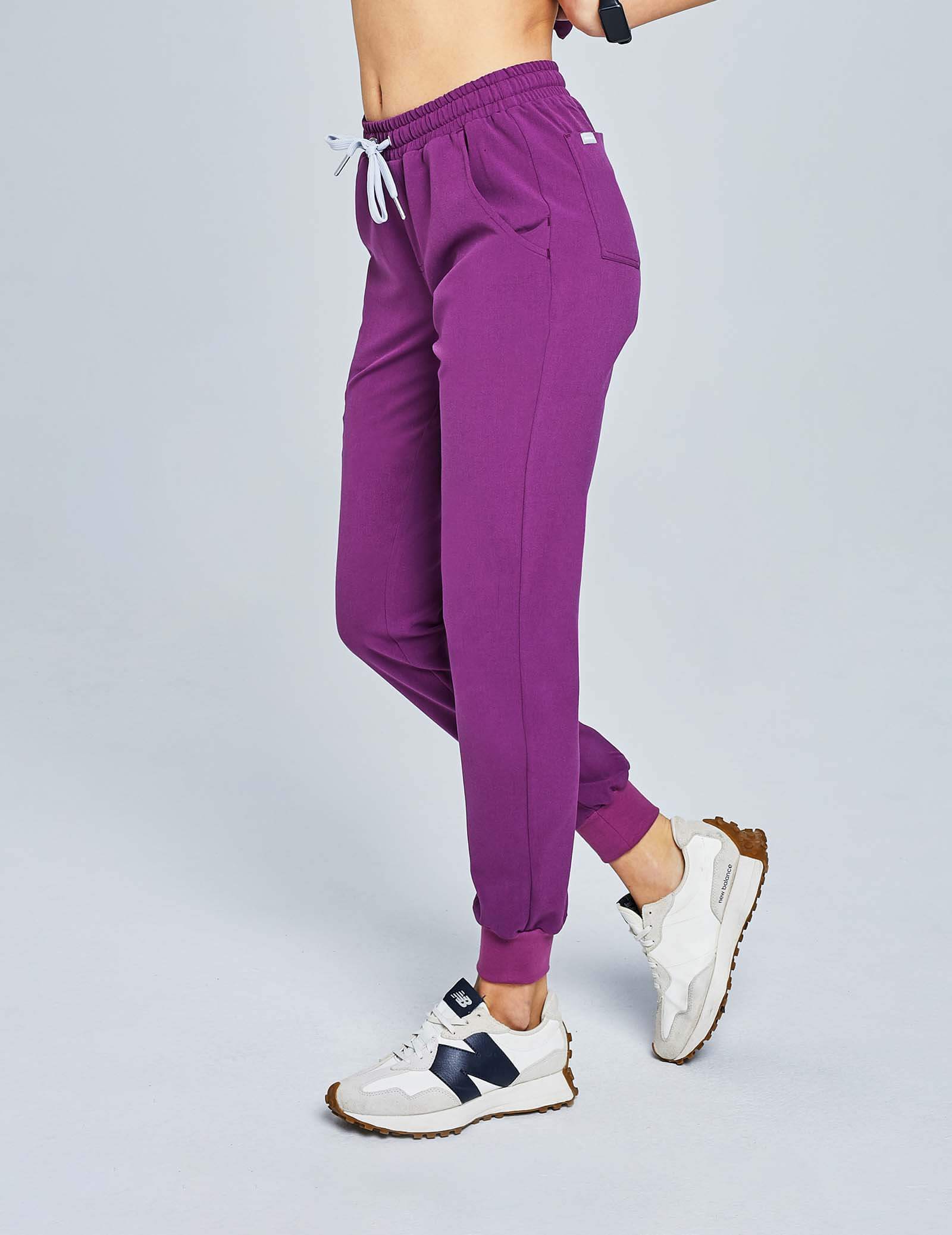 Women's Joggers Pants - GRAPE PURPLE