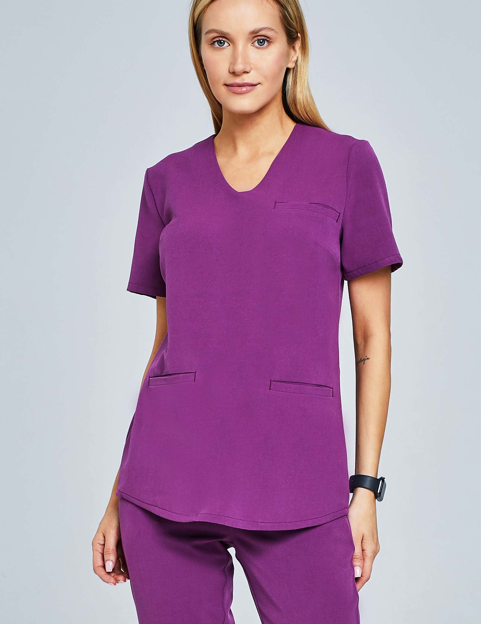 Medical Scrub Top Grace - GRAPE PURPLE Medical Scrub Top Grace - GRAPE PURPLE