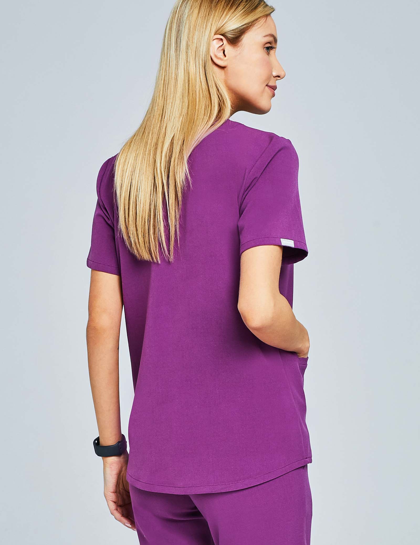Medical Scrub Top Grace - GRAPE PURPLE Medical Scrub Top Grace - GRAPE PURPLE