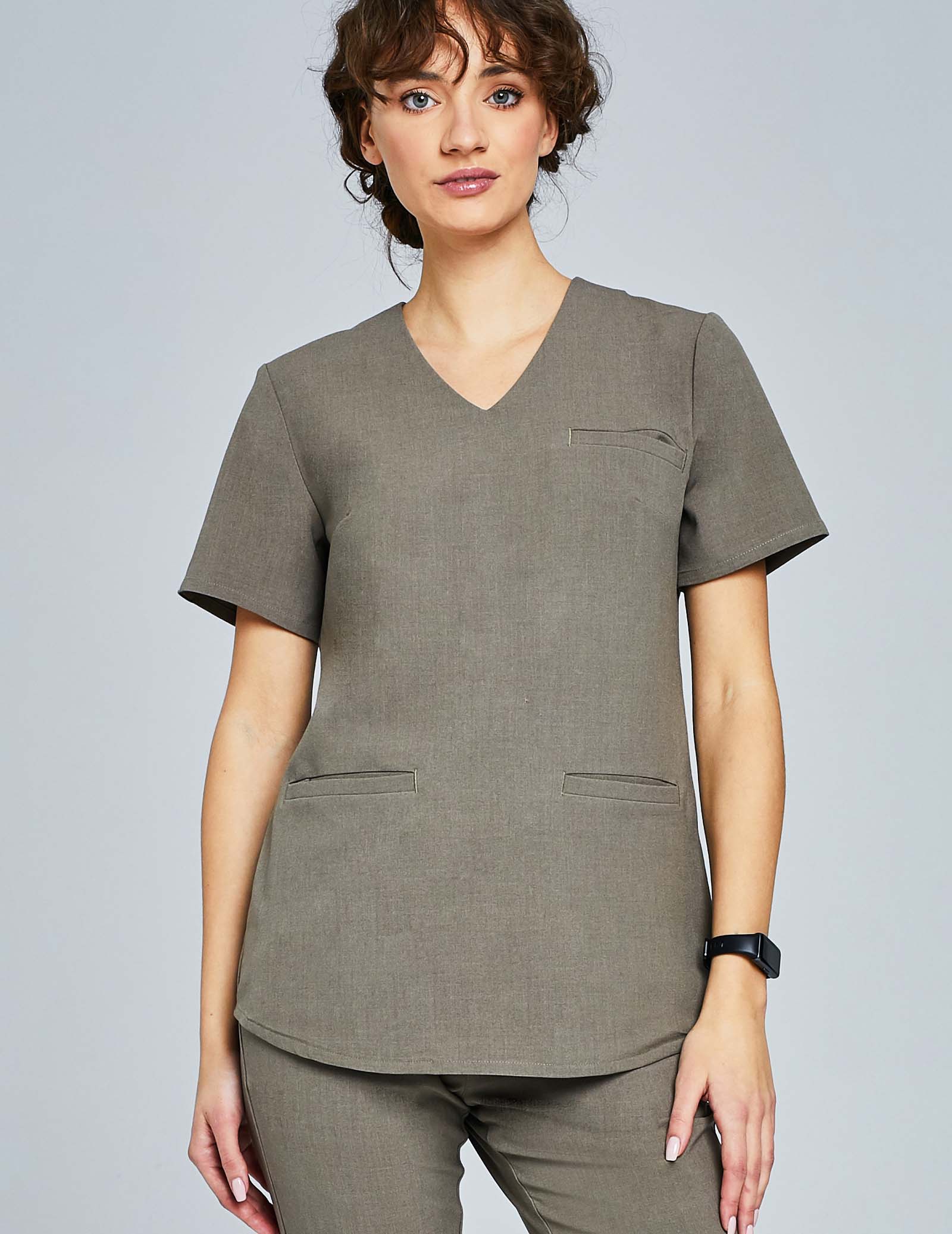 Scrub Top Grace - DARK SAND