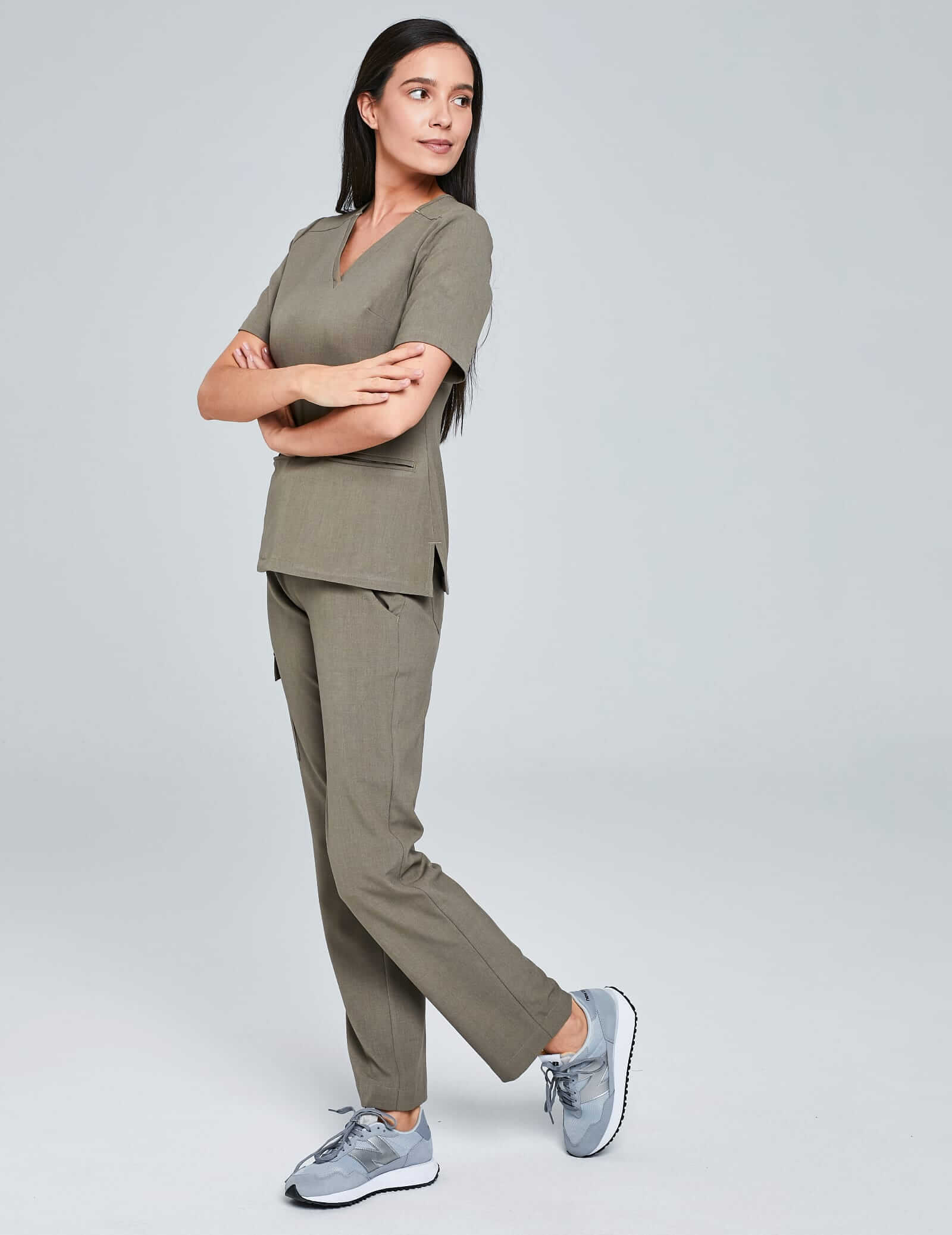 Women's Yoga Pants - Dark Sand