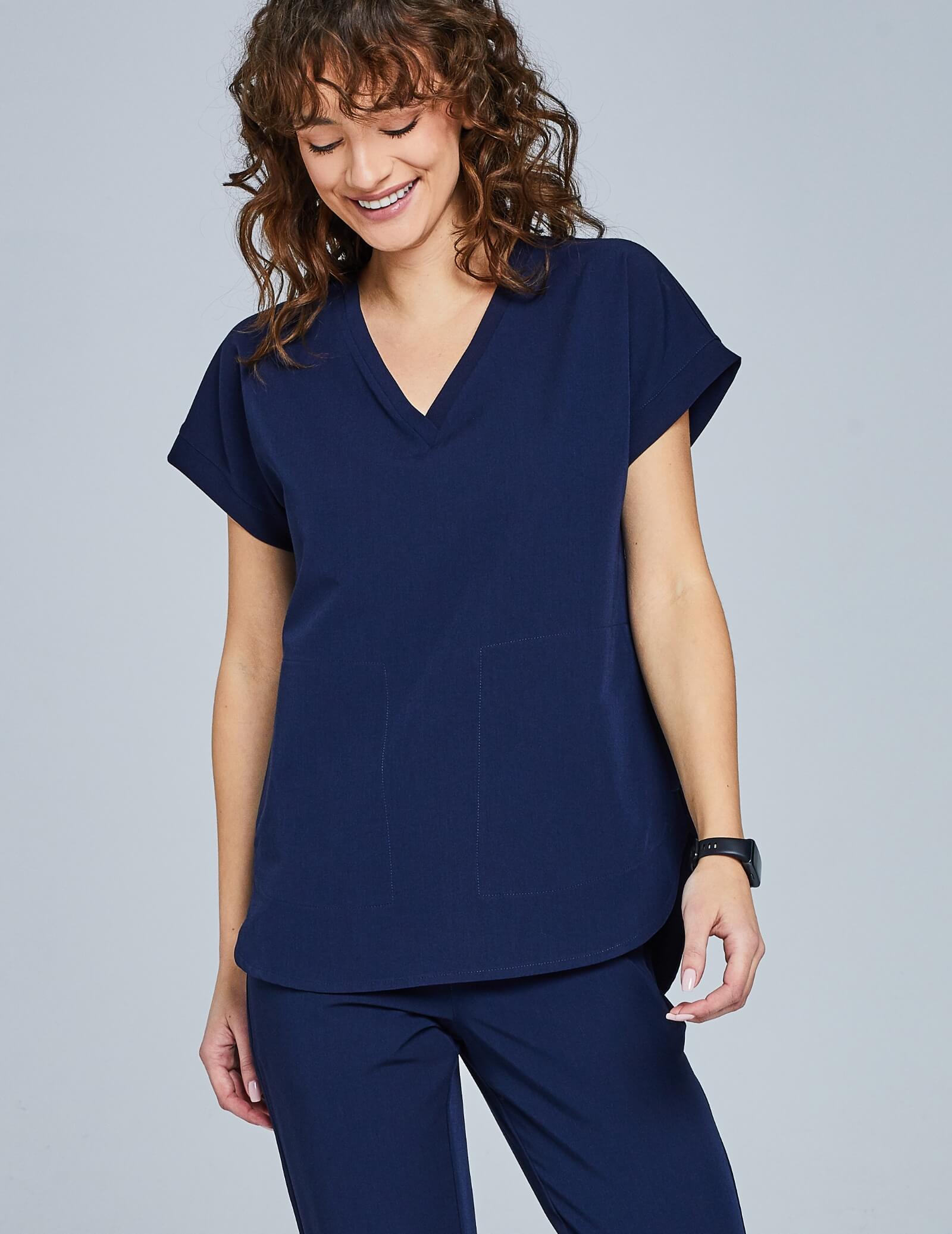 Scrub Top Kendall - DARK NAVY