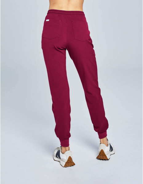 Women’s Jogger Scrub Pants - ROMANTIC CHERRY
