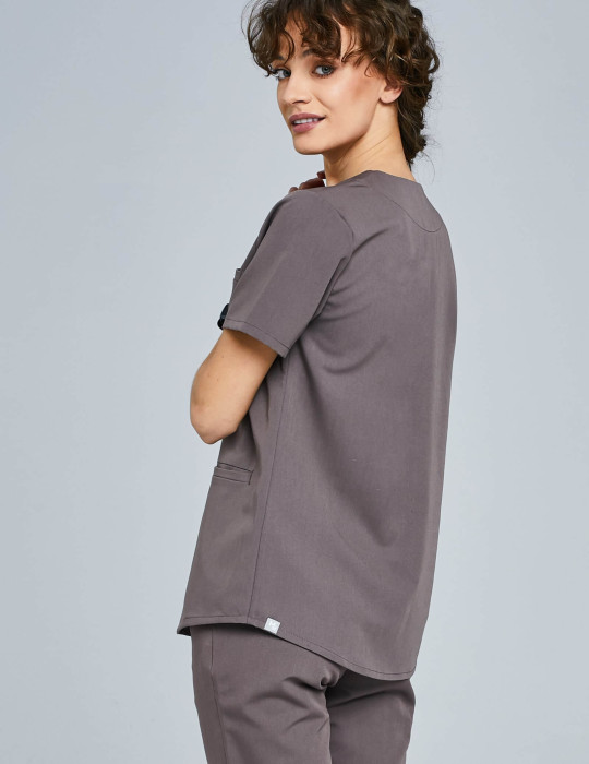 OUTLET Grace Medical Sweatshirt - CHOCOLATE BROWN