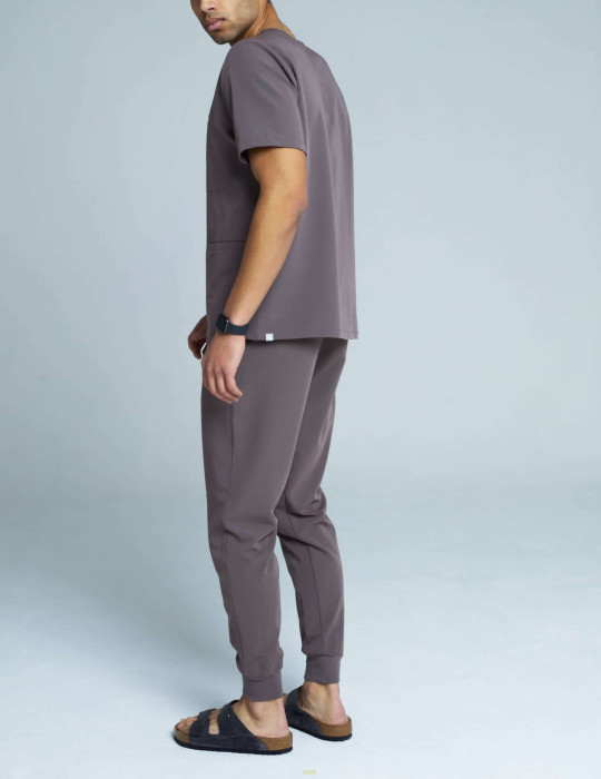 OUTLET Men's Joggers Pants - CHOCOLATE BROWN