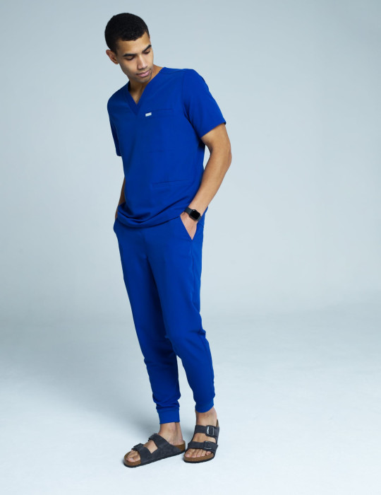 Men's Jogger Scrub Pants - COBALT BLUE Men's Jogger Scrub Pants - COBALT BLUE