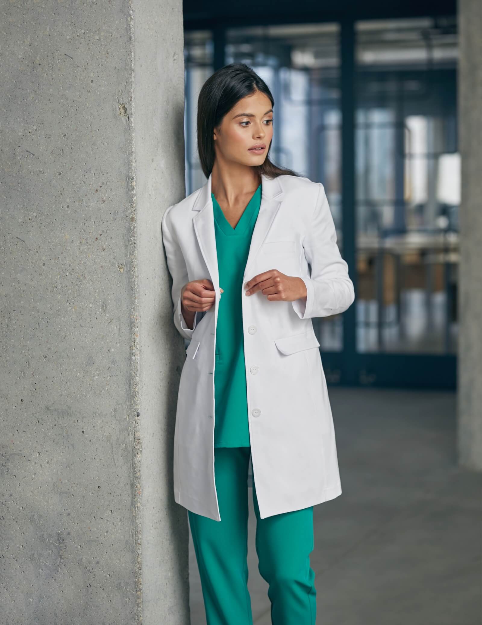 Slim Fit Medical Coat - MADISON