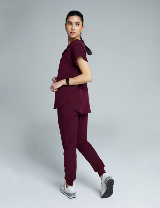 Women's Jogger Pants - BURGUNDY Women's Jogger Pants - BURGUNDY
