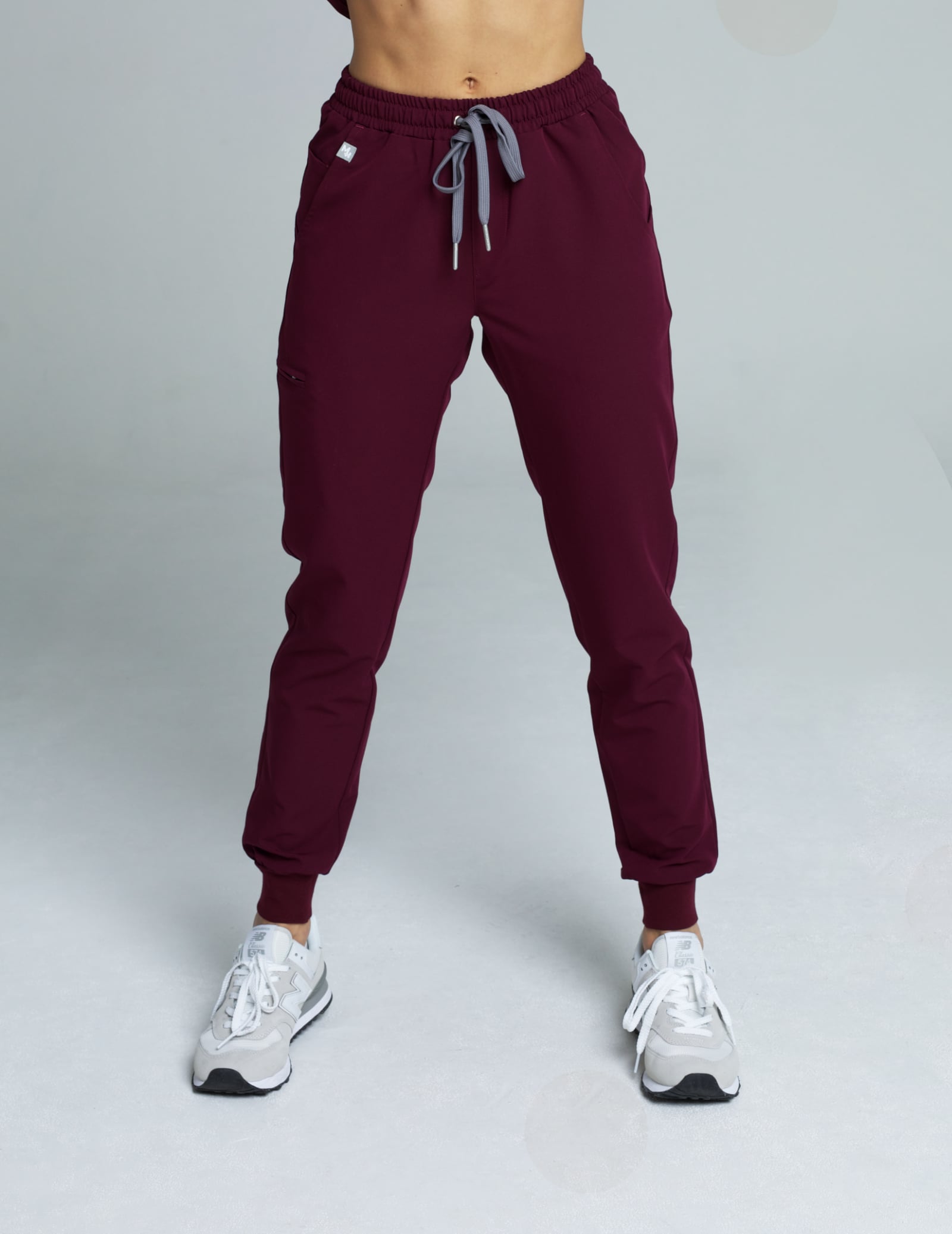 Women's Jogger Pants - BURGUNDY