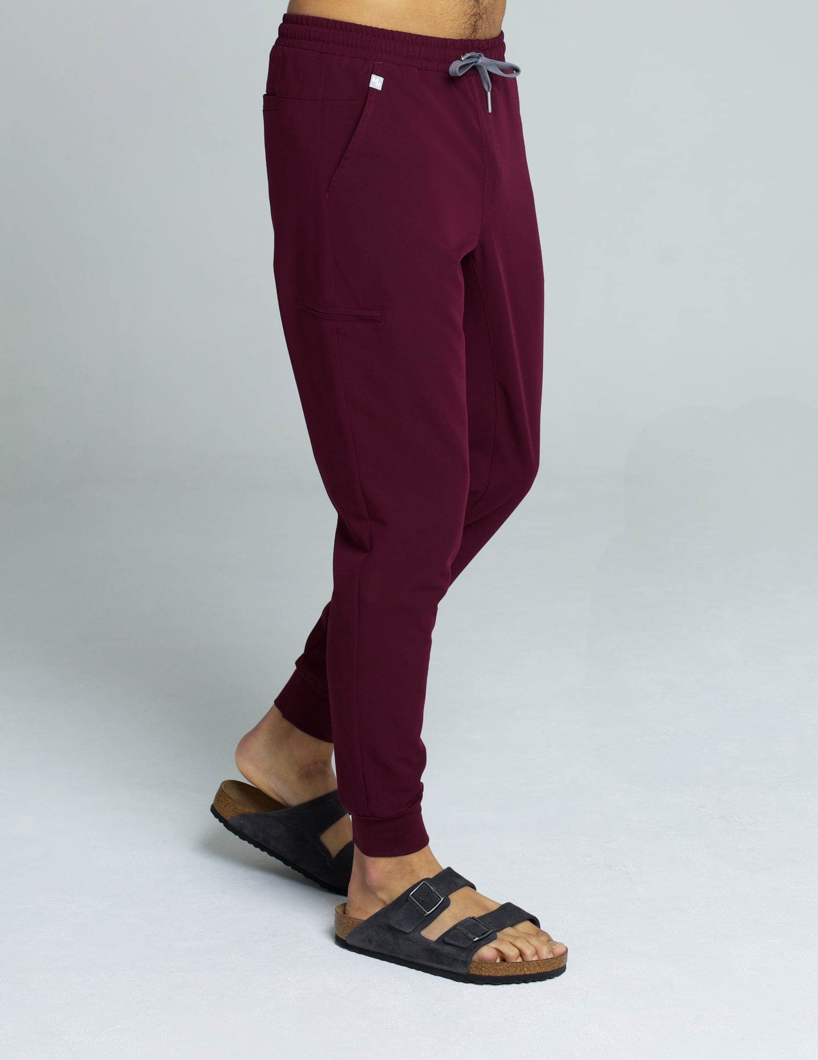 Men's Joggers Pants - BURGUNDY