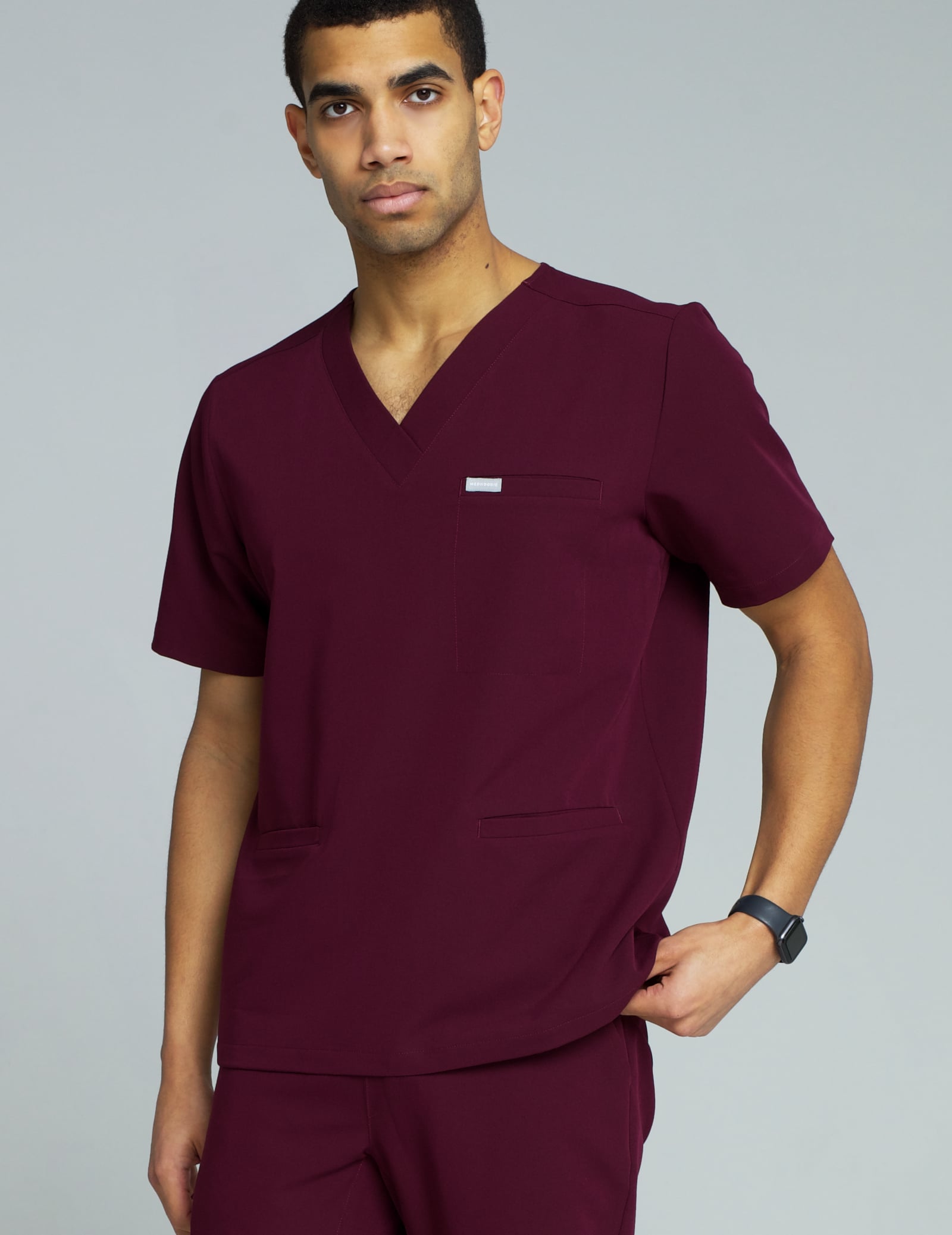 Scrub Top Birbal - BURGUNDY