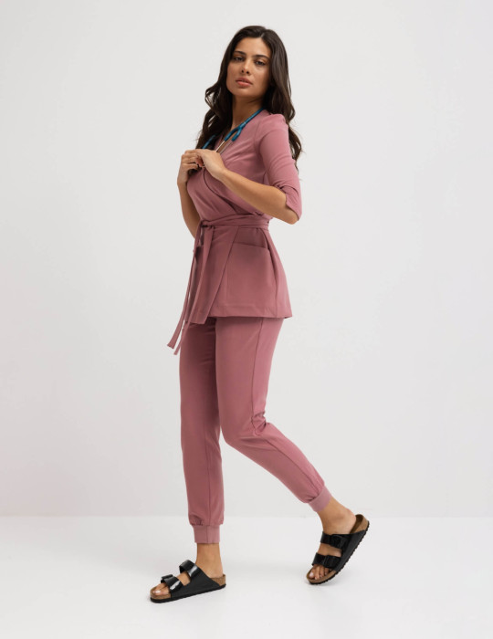 Rosalie tied medical Blouse - WOODROSE