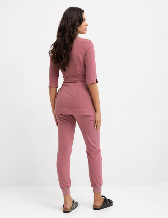 Rosalie tied medical Blouse - WOODROSE