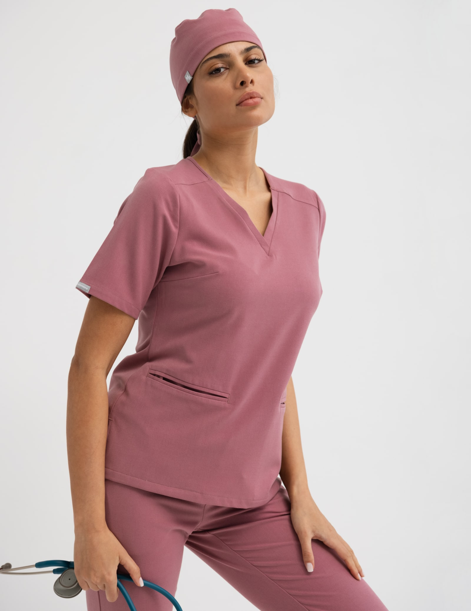 Medical Scrub Top Casy - WOODROSE