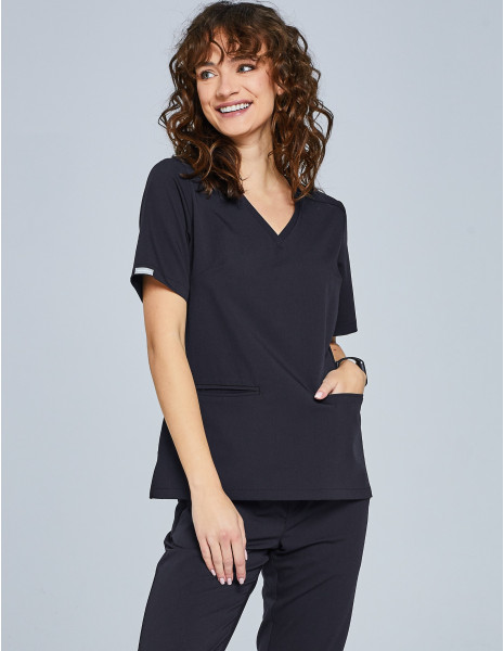 Medical Scrub Top Casy - SHADOW