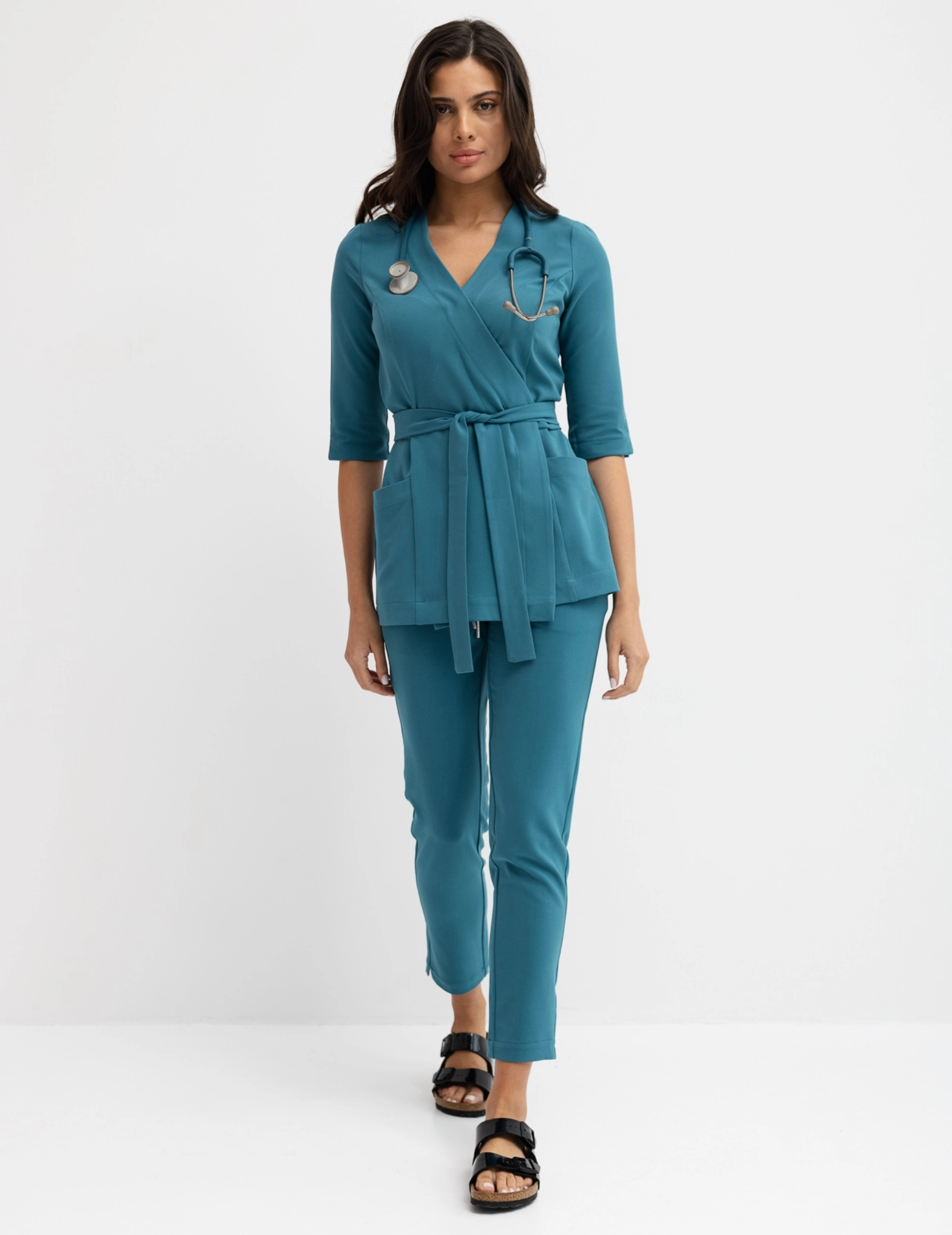 Rosalie tied medical Hoodie - OCEAN BLUE Rosalie tied medical Hoodie - OCEAN BLUE