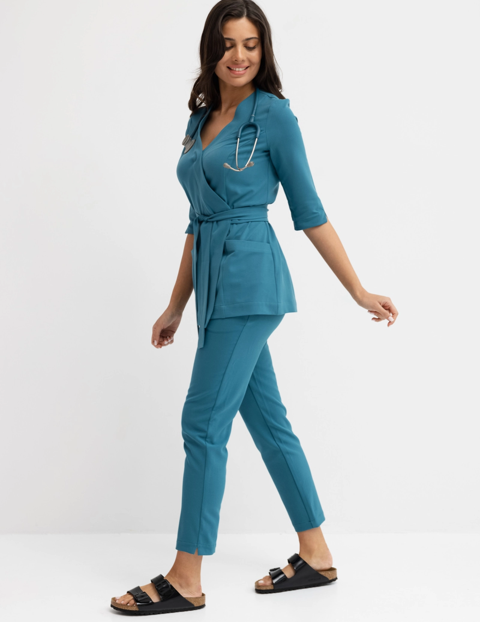 Rosalie tied medical Hoodie - OCEAN BLUE Rosalie tied medical Hoodie - OCEAN BLUE