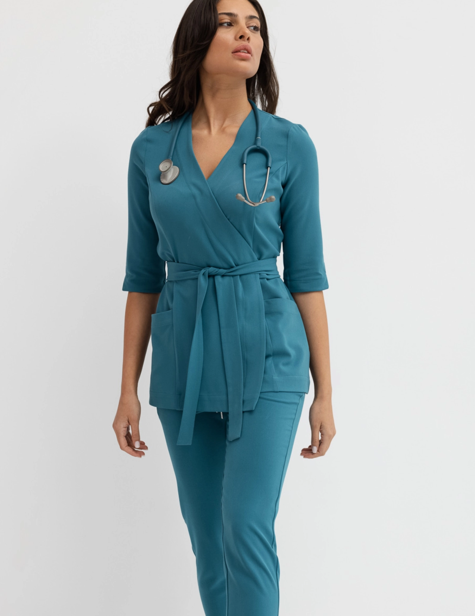 Rosalie tied medical Hoodie - OCEAN BLUE Rosalie tied medical Hoodie - OCEAN BLUE