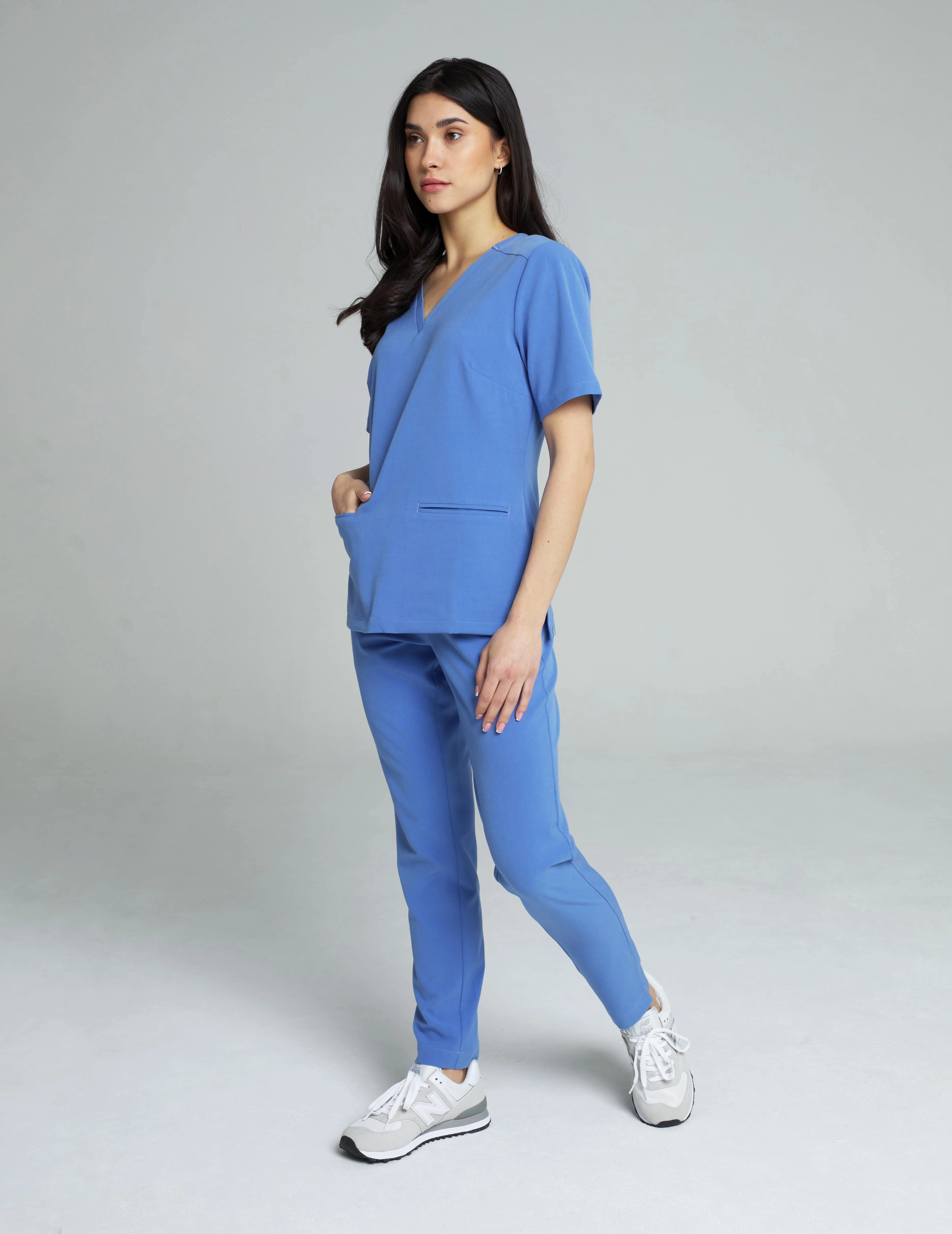 Medical Scrub Top Casy - MARINA BLUE