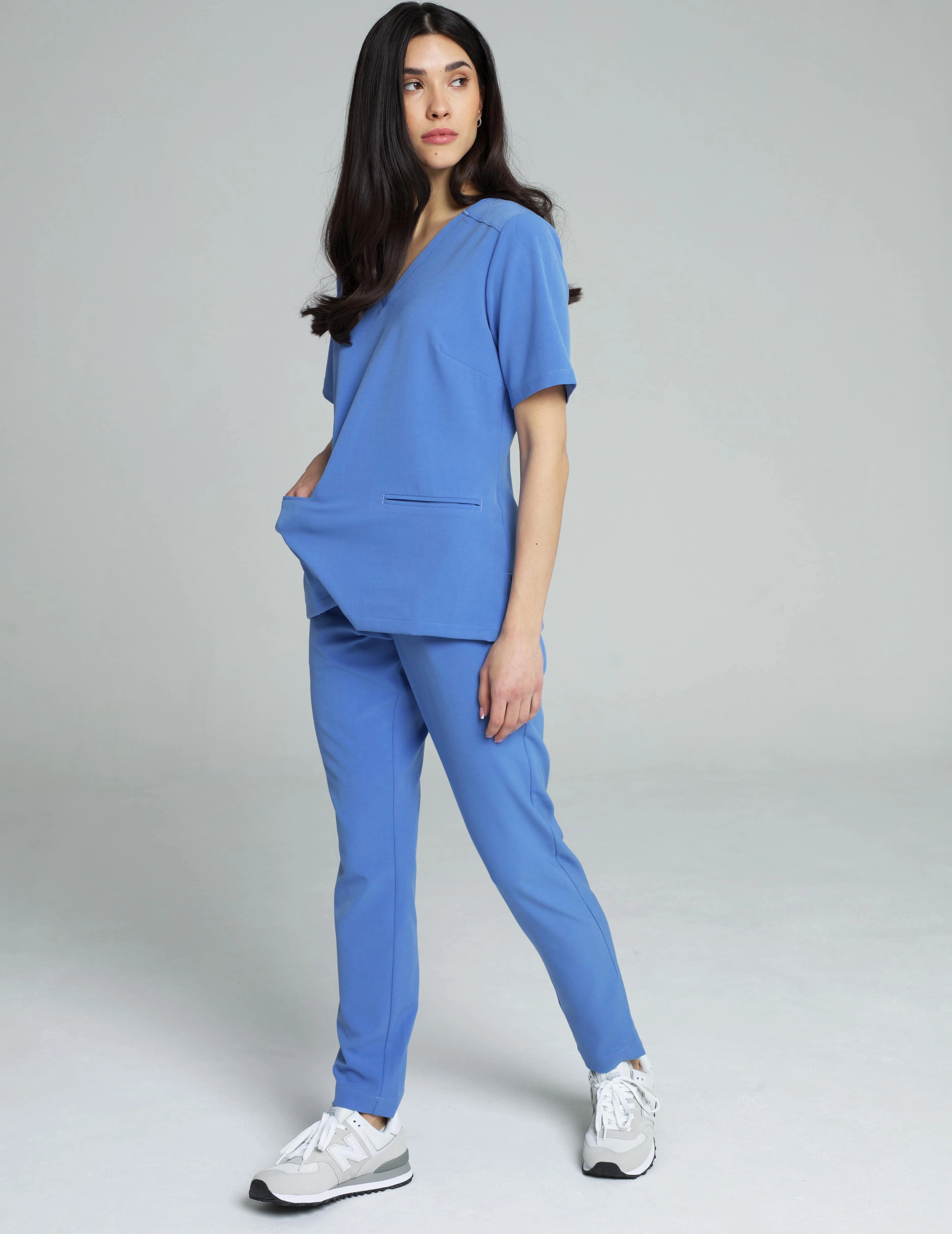 Medical Scrub Top Casy - MARINA BLUE