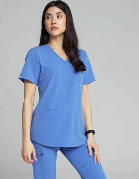 Medical Scrub Top Grace - MARINA BLUE