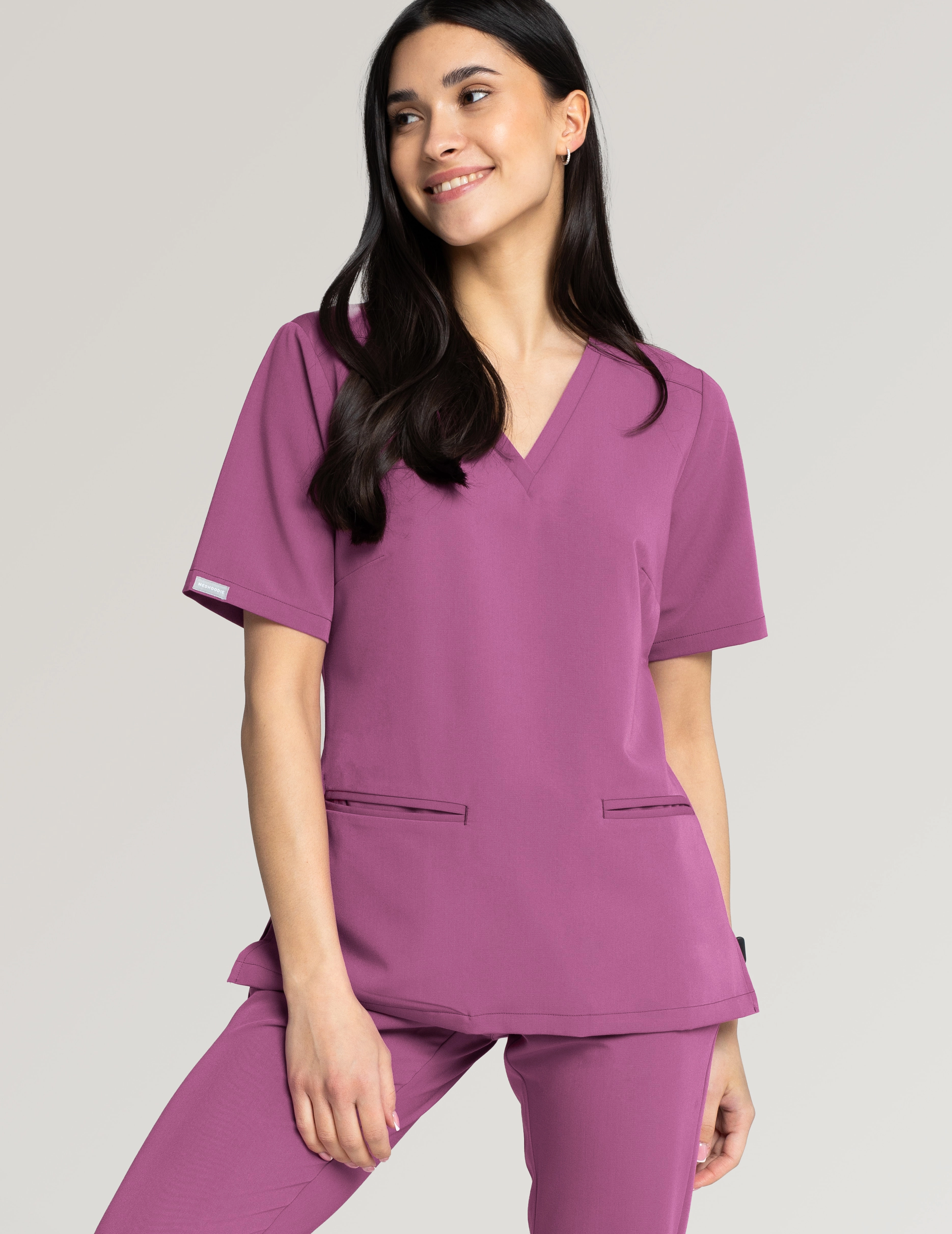 Scrub Top Casy - BERRY SHAKE