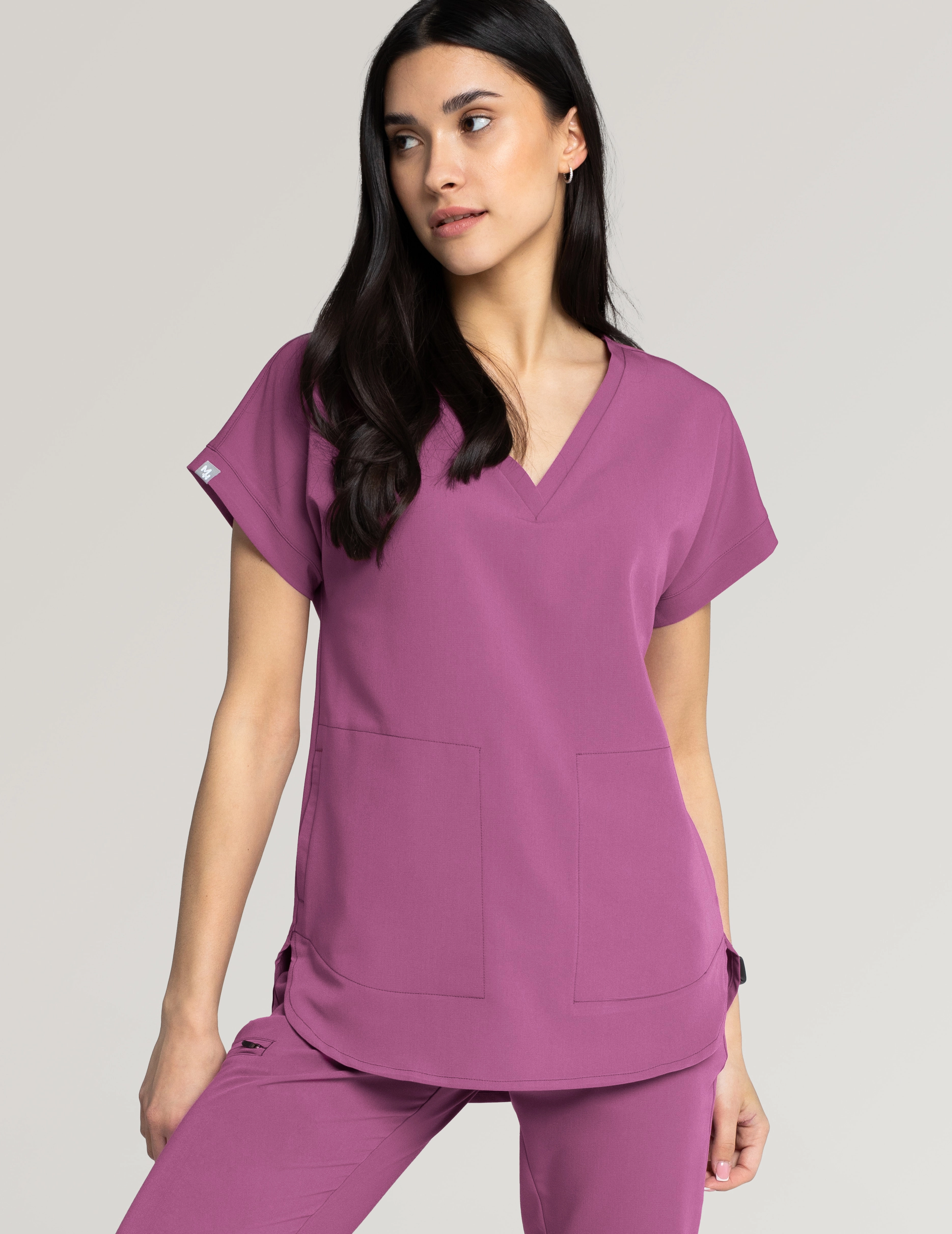 Scrub Top Kendall - BURGUNDY