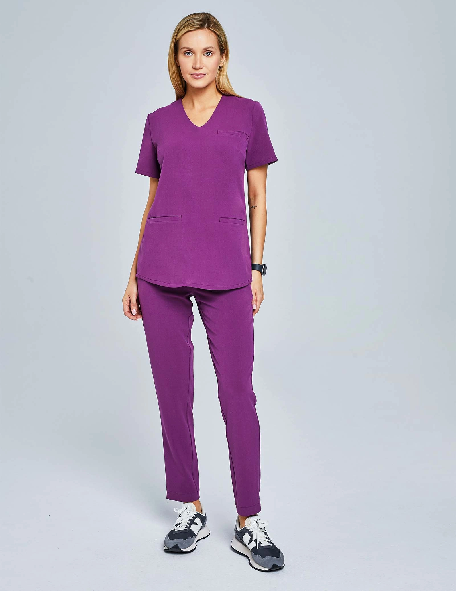Medical Scrub Top Grace - GRAPE PURPLE Medical Scrub Top Grace - GRAPE PURPLE