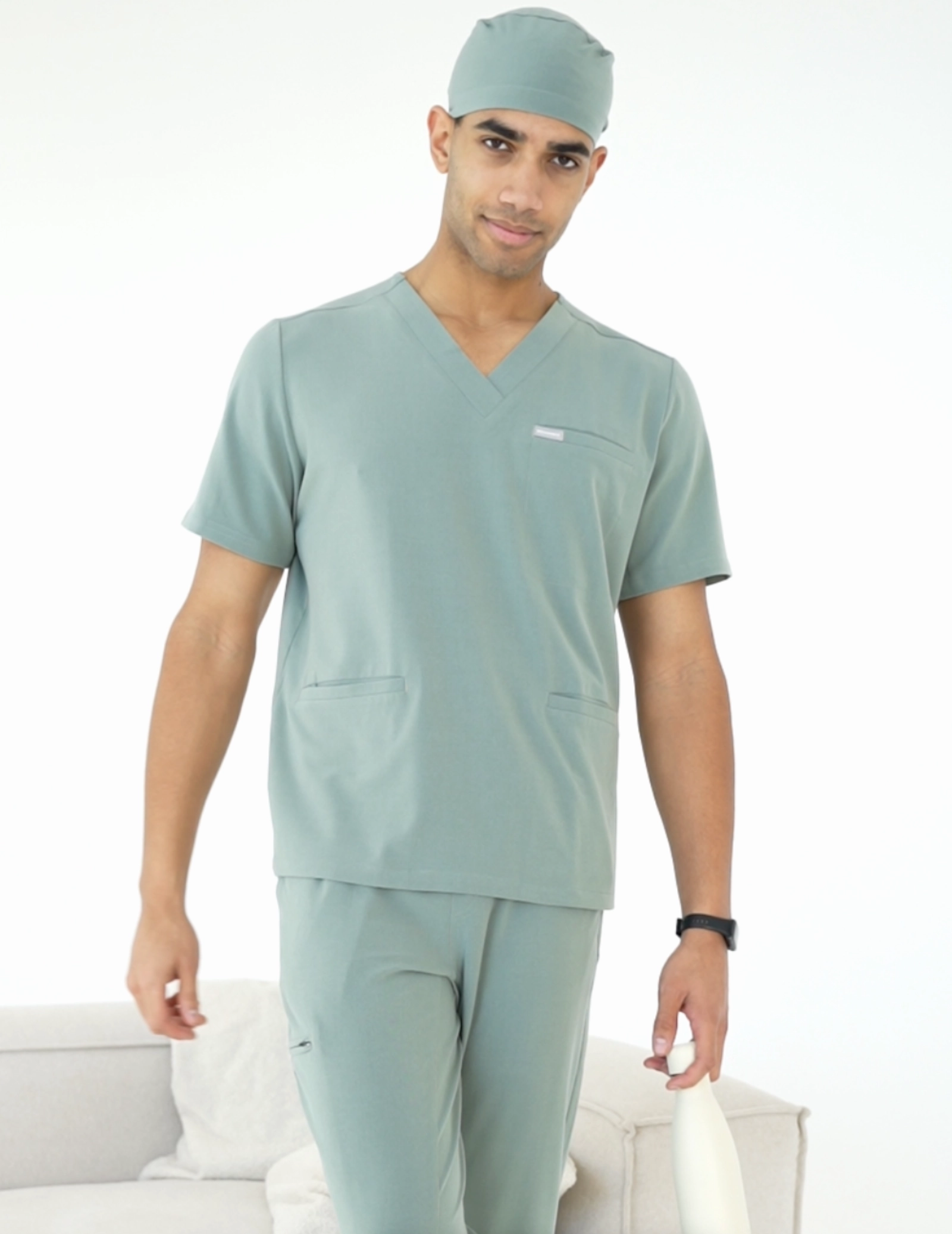 Scrub Cap - DUSTY GREEN