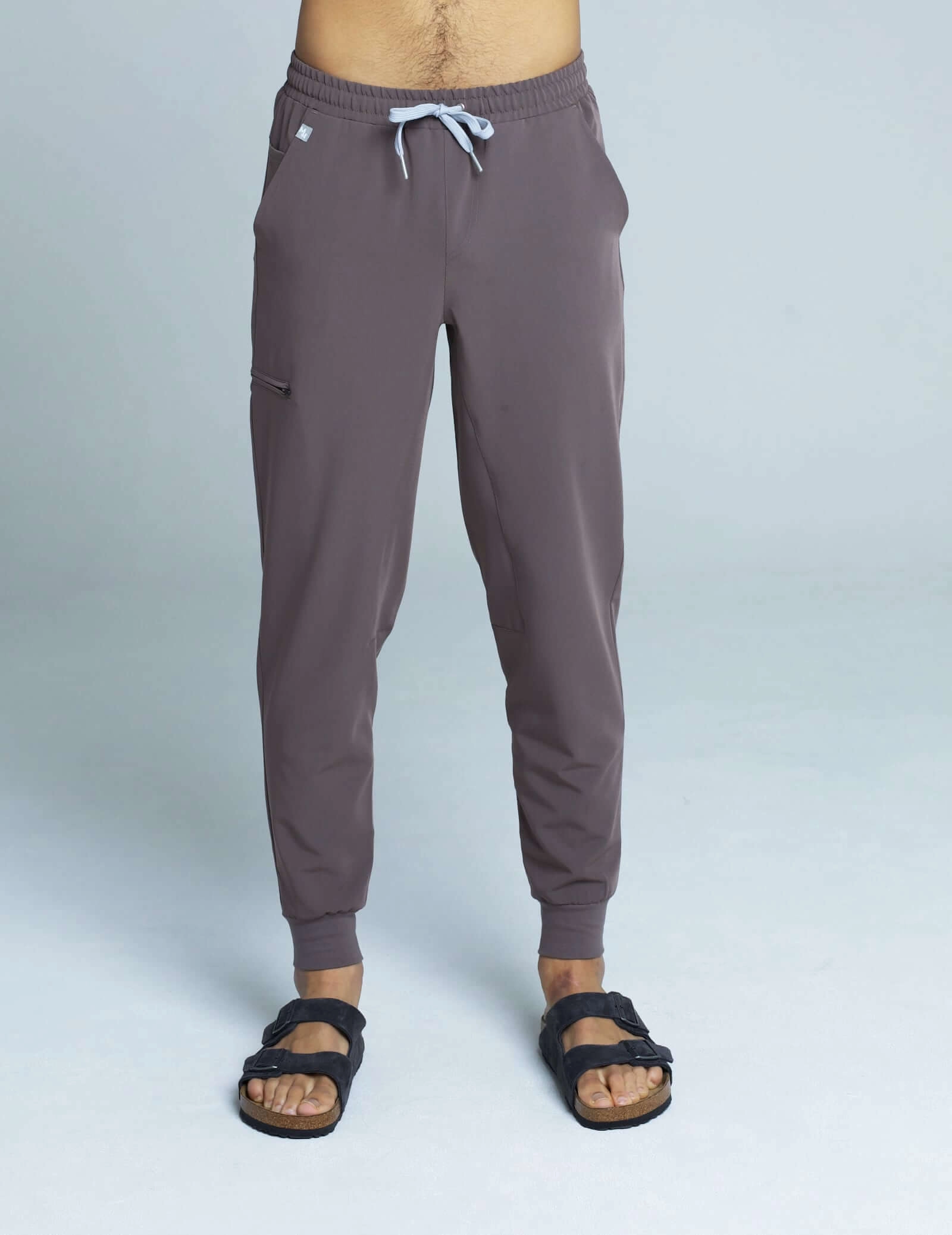 OUTLET Men's Jogger Pants - CHOCOLATE BROWN
