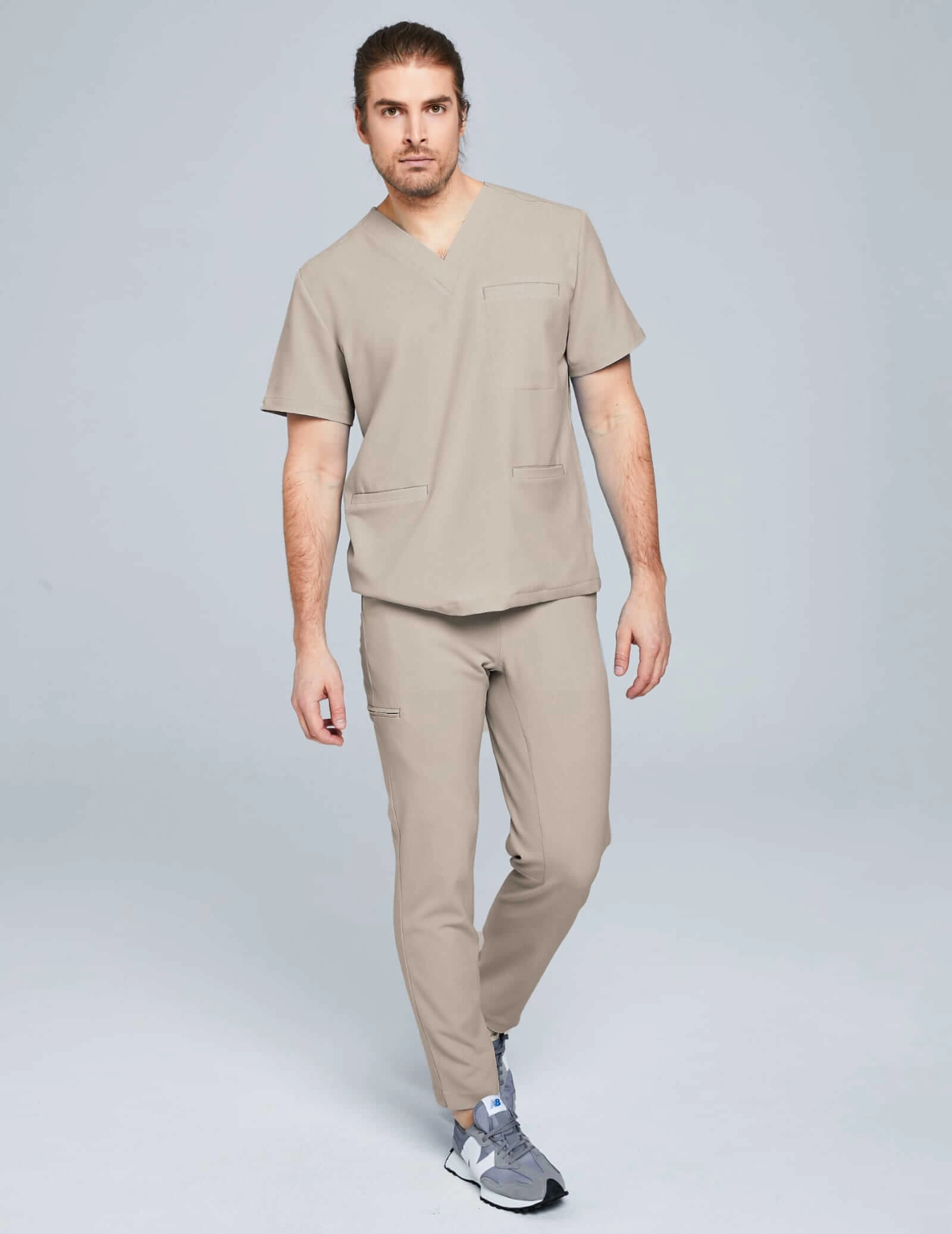 OUTLET Men's Basic Pants - BEIGE