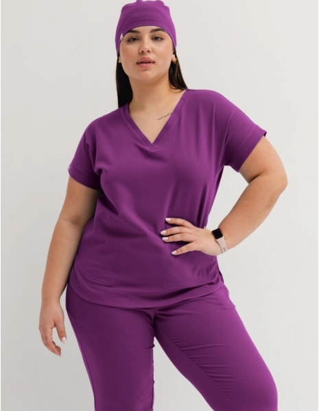 Surgical cap - GRAPE PURPLE