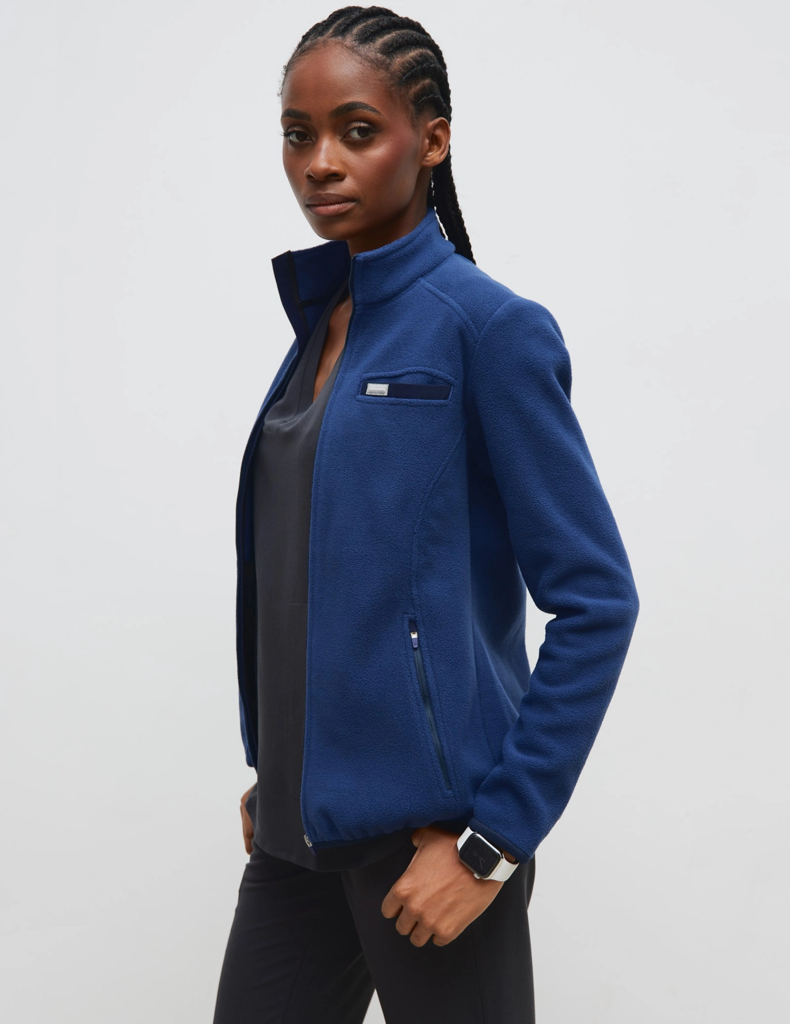 Women's Fleece Jacket COZY HEAT - NAVY