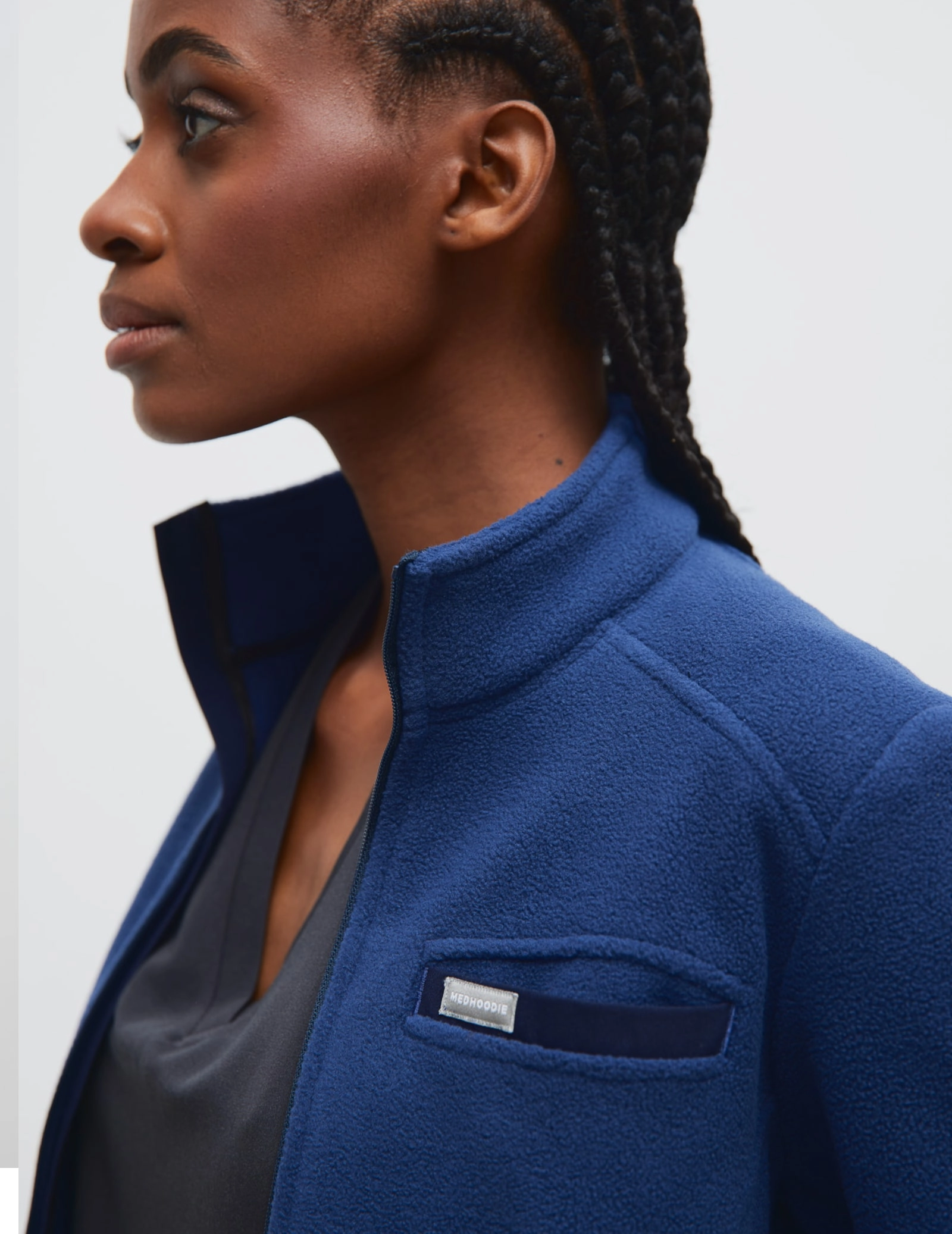 Women's Fleece Jacket COZY HEAT - NAVY