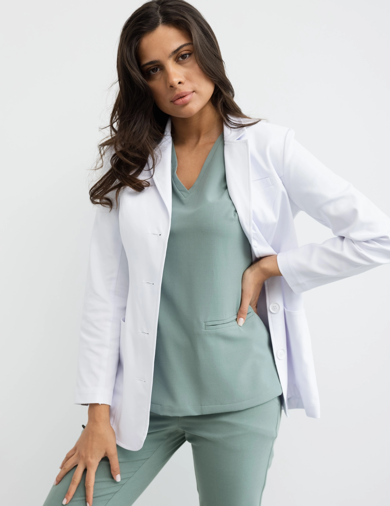 Women's Medical Coat Slim Fit - MADISON SHORT