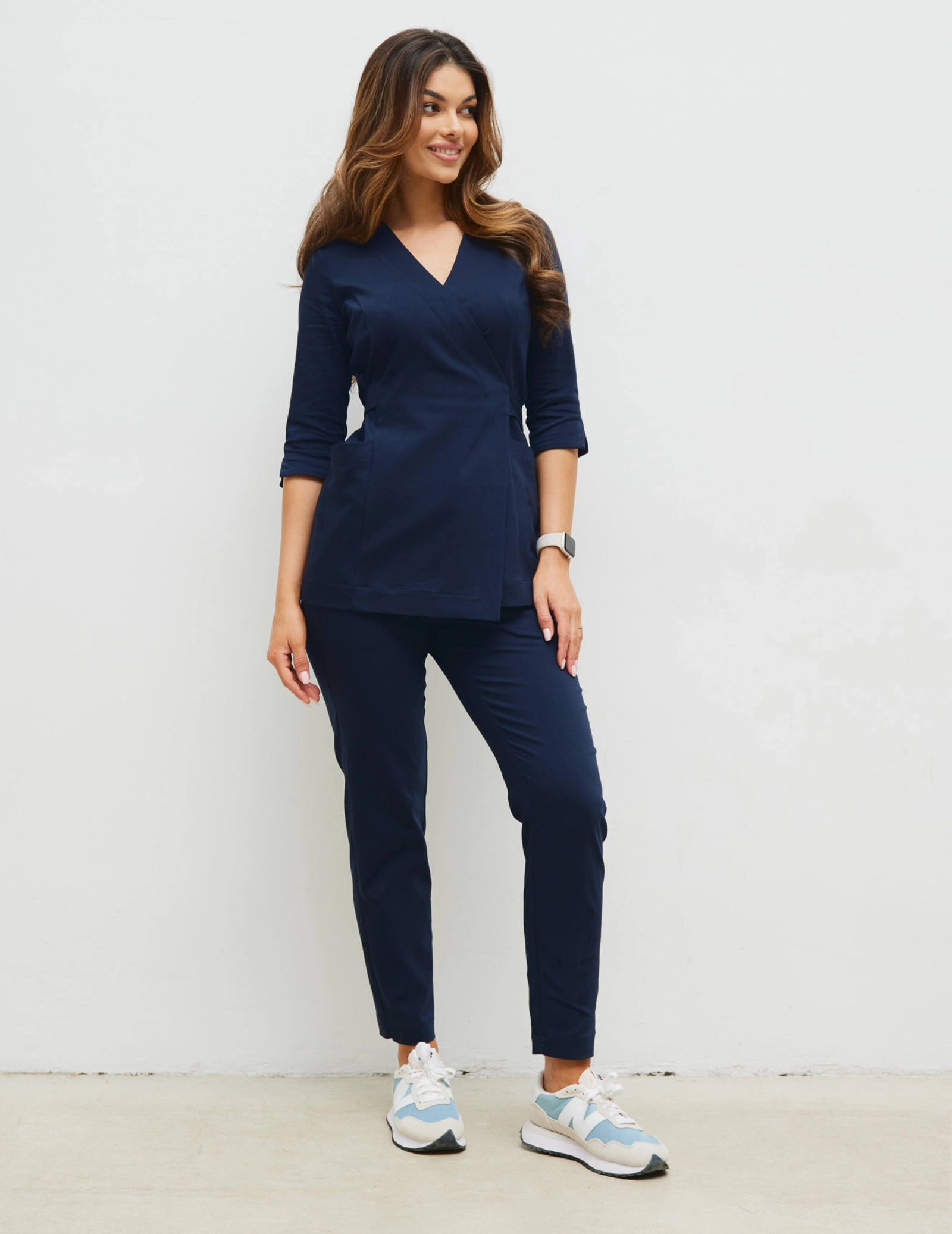 Women's Medical Scrub Pants Slim Fit - NAVY