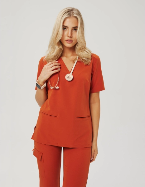 Medical Scrub Top Casy- ROOIBOS TEA