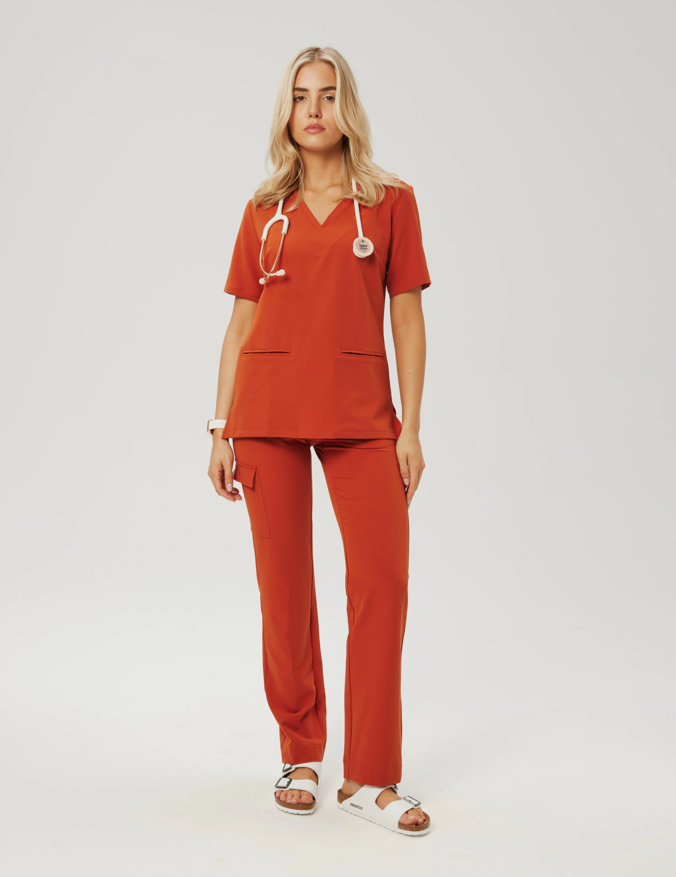 Medical Scrub Top Casy- ROOIBOS TEA