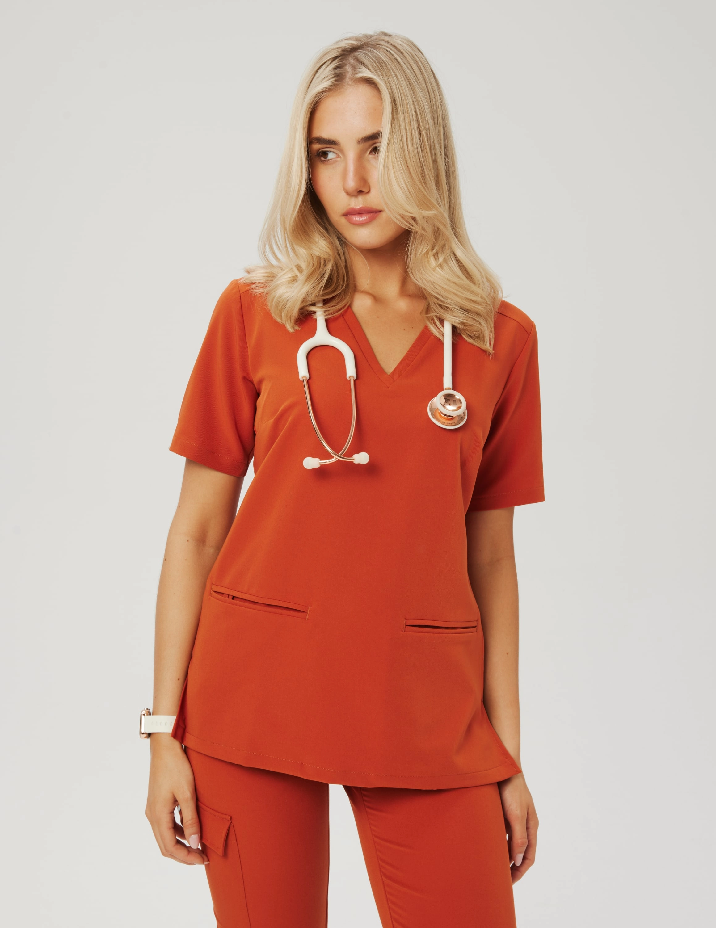 Medical Scrub Top Casy- ROOIBOS TEA