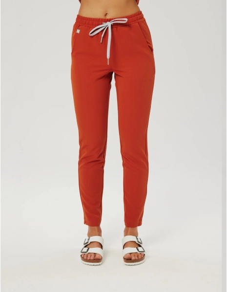 Women's Basic Scrub Pants - ROOIBOS TEA