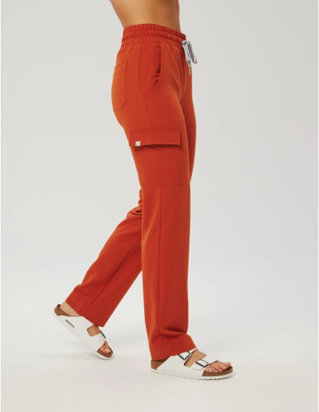 Women's Basic Scrub Pants - ROOIBOS TEA